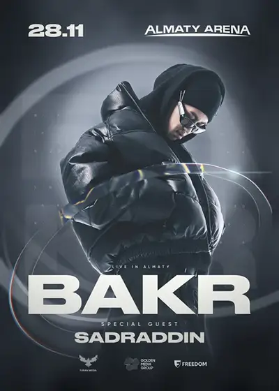 BAKR — большой сольный концерт в Алматы